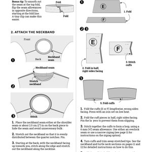 Gurli Puff Sleeve Knit Top PDF Sewing Pattern image 9