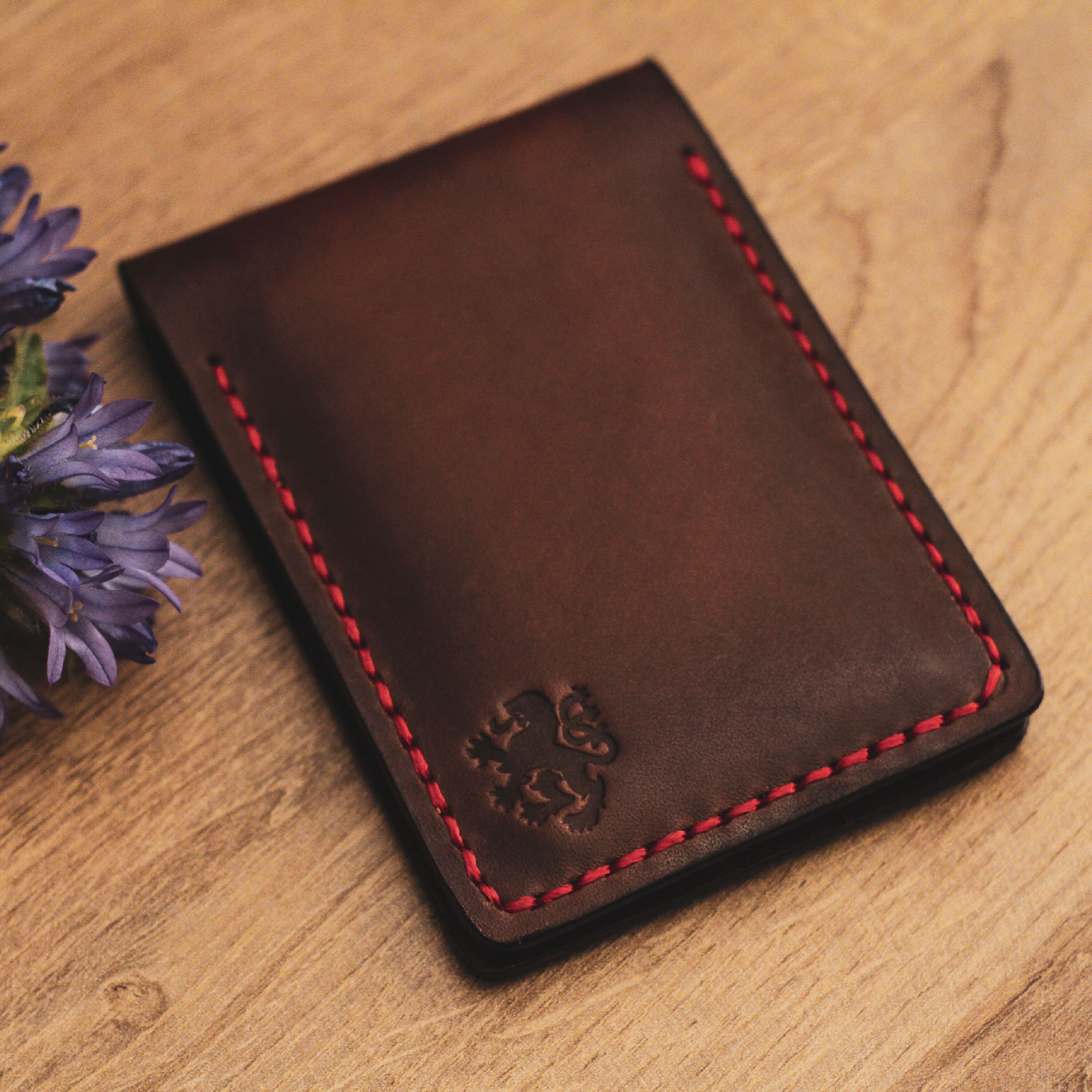 Business card case Men's wallet Leather wallet Slim Etsy