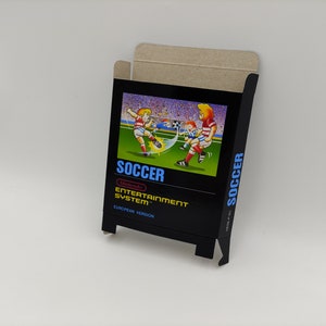 Soccer - Replacement Box, Dust  Cover, Block - NES - thick cardboard as in the original. Top Quality !
