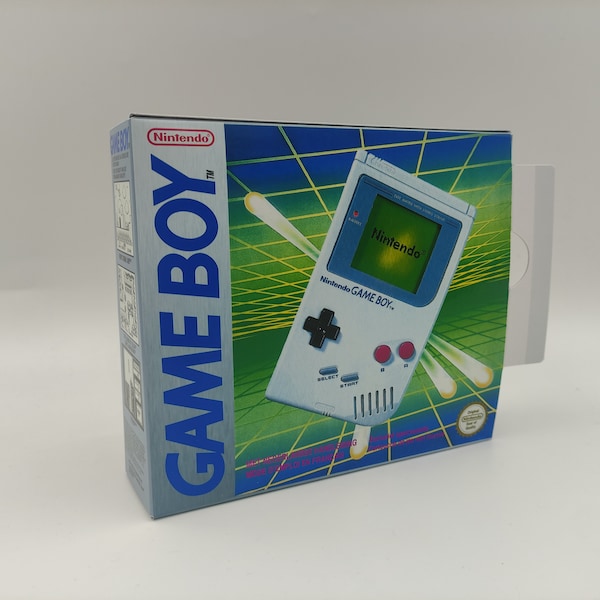 Game Boy Classic - Remplacement - Console Box - Boite seule - carton gris.