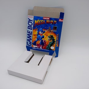 Mega Man III - Game Boy/ Gb - NTSC o PAL - Caja de repuesto con opción de bandeja interior - Cartón grueso. ¡Calidad superior!