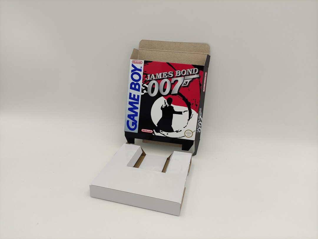 James Bond 007 - Replacement Box With Inner Tray Option - Game Boy/ GB ...