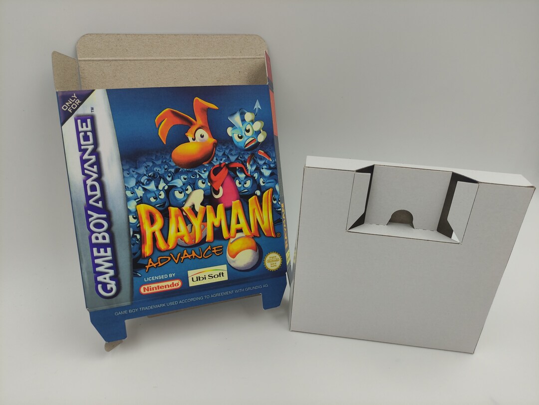 Rayman Replacement Box With Inner Tray Option Game Boy Advance/ GBA
