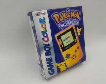 Gameboy Color Replacement Console Box Pokemon Special Edition
