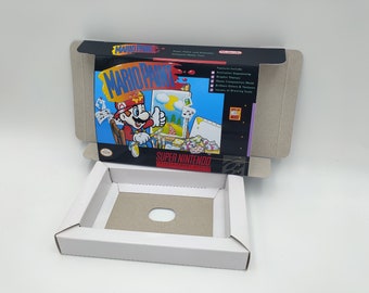 Mario Paint - Replacement box with inner tray option - PAL or NTSC - Nintendo 64- thick cardboard.