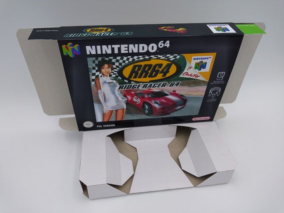 Ridge Racer 64 - 内部トレイ オプション付きボックス - NTSC または 