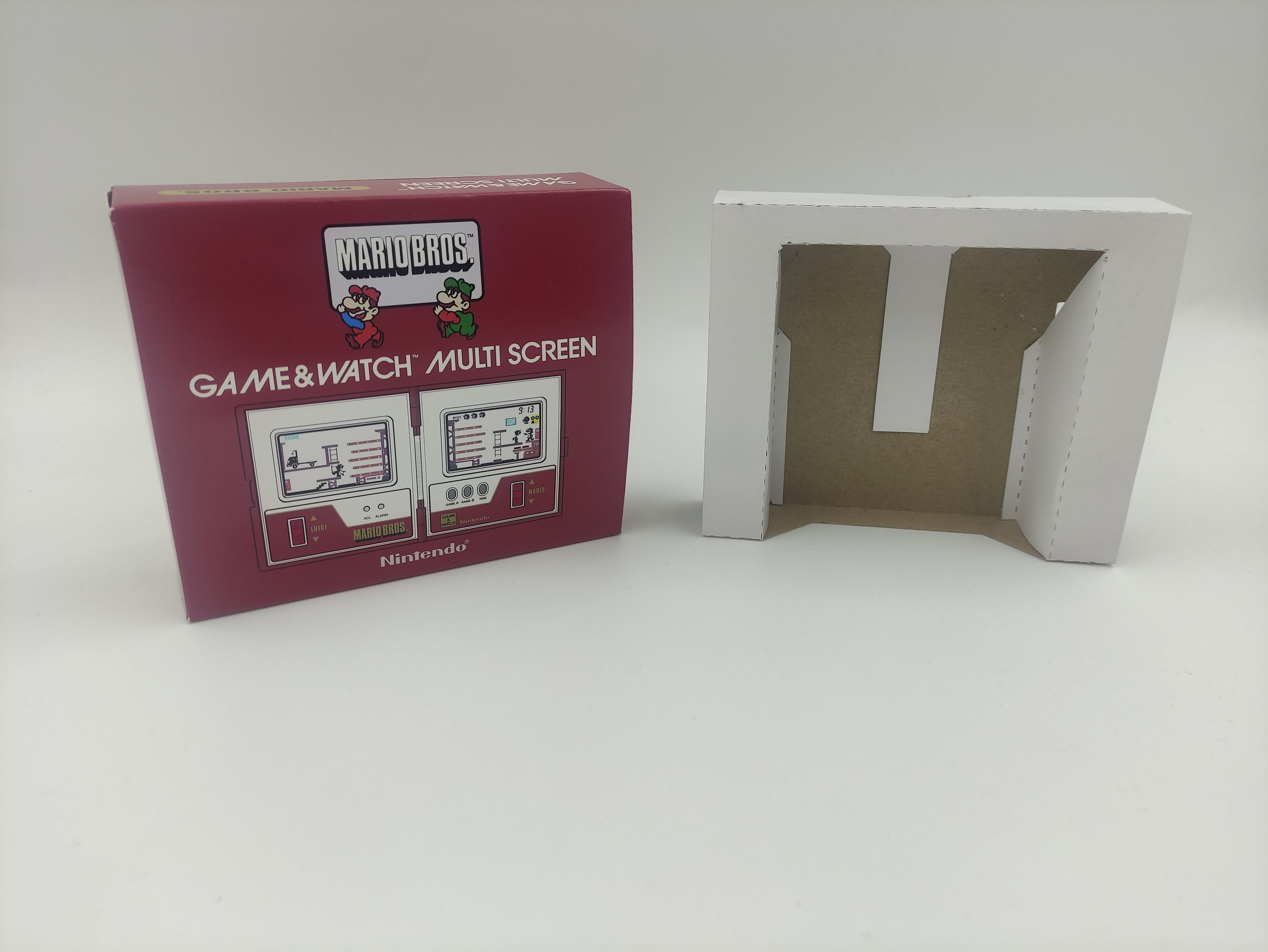 Game & Watch - Mario Bros - Multi Screen - Replacement Box and