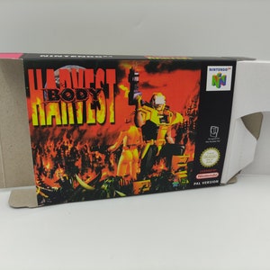 Body Harvest - doos met binnenbakoptie - PAL-regio - N64 - dik karton. Topkwaliteit !!