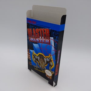 Blaster Master - Caja de repuesto, cubierta antipolvo, bloque - NES - NTSC o PAL - cartón grueso como en el original. ¡Calidad superior!