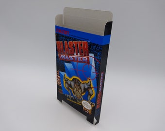 Blaster Master - Replacement Box, Dust Cover, Block - NES - NTSC or PAL - thick cardboard as in the original. Top Quality !