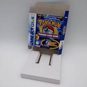 Pokemon Trading Card Game - Vervangende doos met optie binnenbak - Game boy Color/ GBC. Dik karton. Hoofdkwartier!