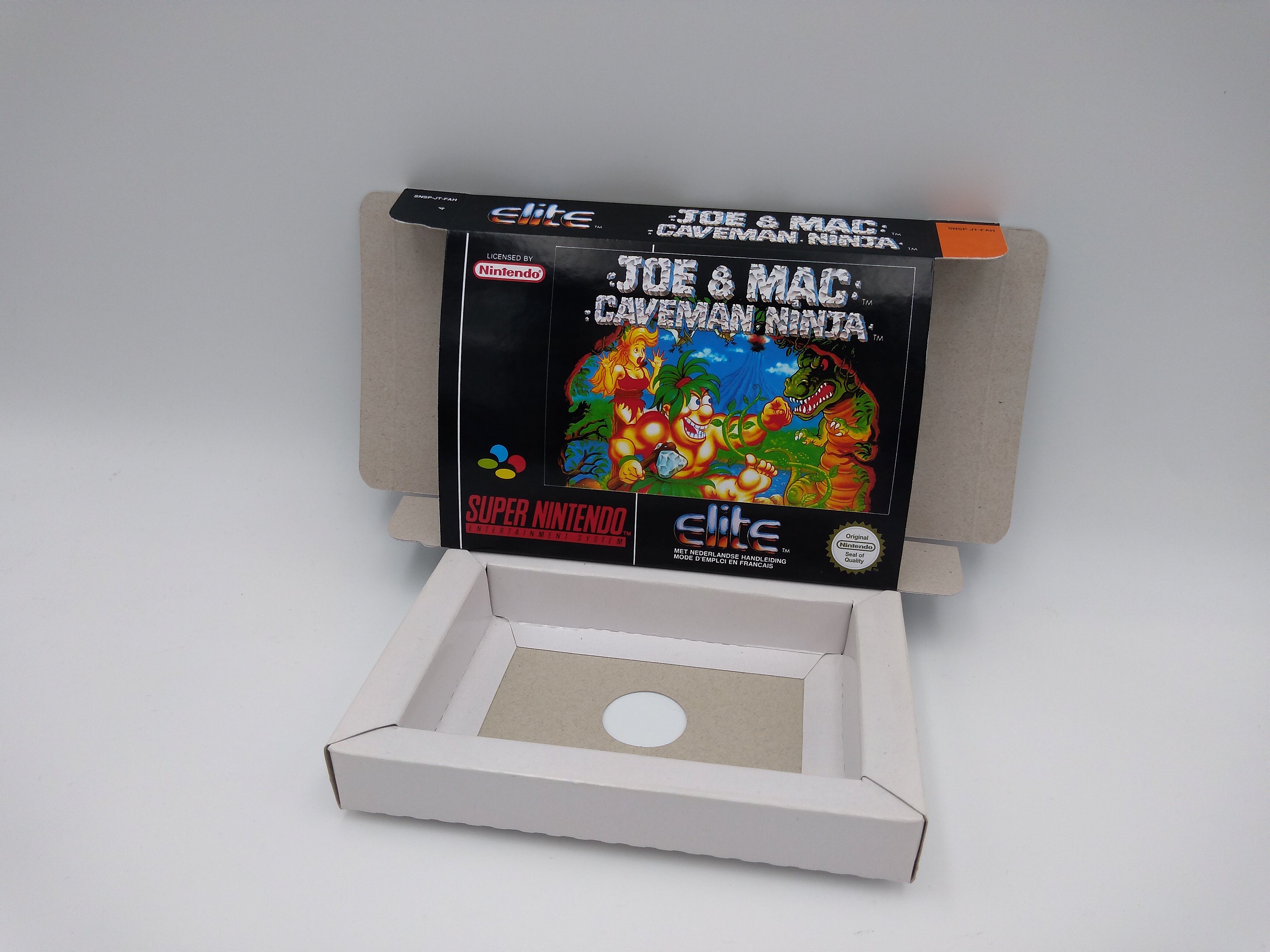 Joe & Mac: Caveman Ninjas Box Reproduction With Inner Tray - Etsy
