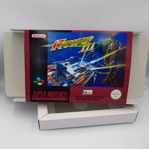 R-Type III The Third Lightning - PAL or Ntsc - Replacement Box with inner tray option - SNES - thick cardboard as in the original.