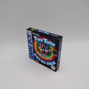Tiny Toon Adventures: Babs' Big Break - Game Boy/ GB - Vervangende doos met optie voor binnenbak - PAL Duits - dik karton. Top kwaliteit !
