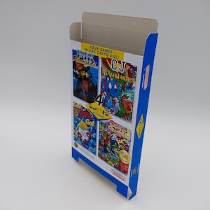 Quattro Arcade - Replacement Box, Dust Cover, Block - NES - thick cardboard as in the original. Top Quality !
