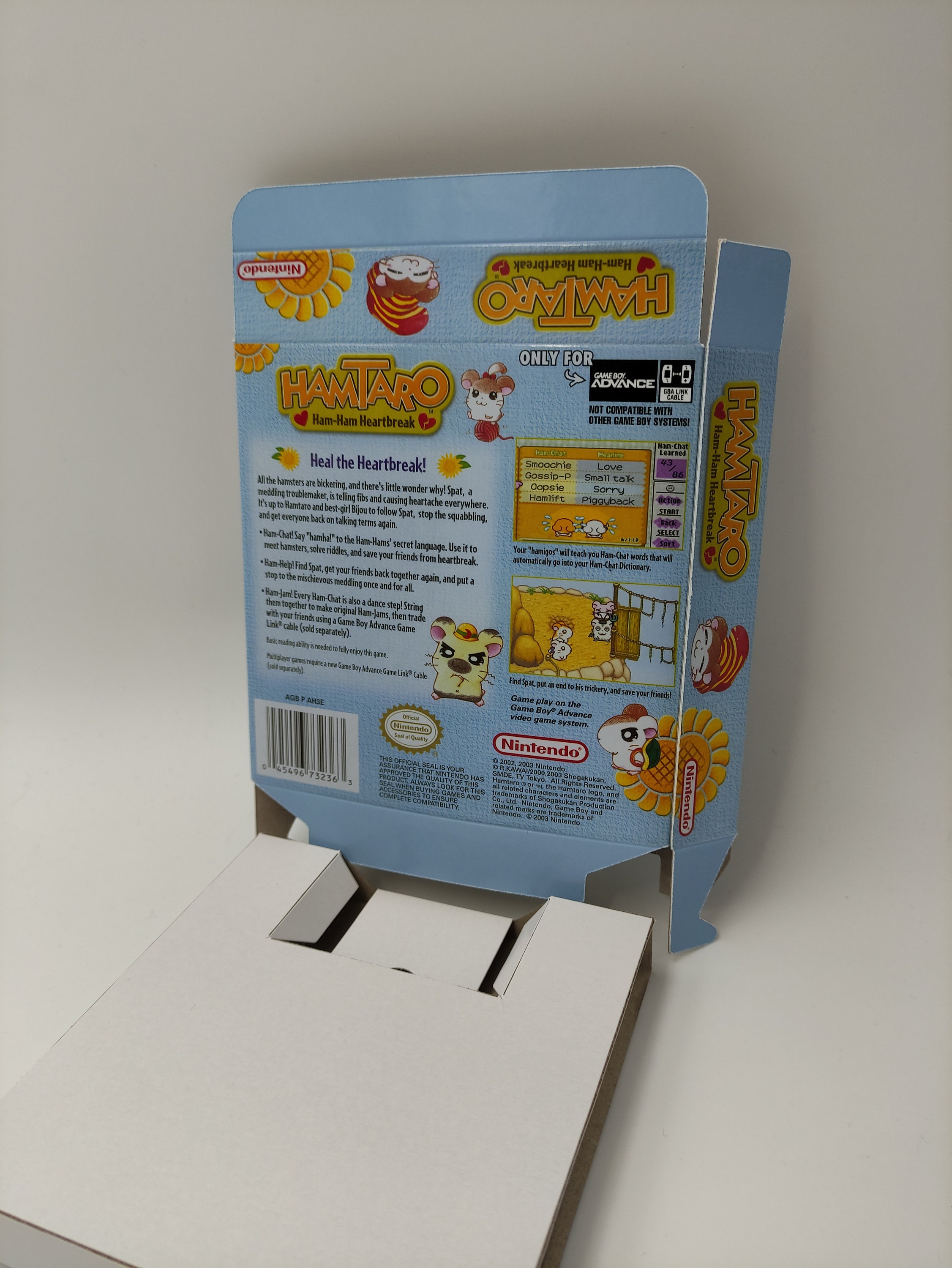 Hamtaro Ham Ham - Replacement Box With Inner Tray Option