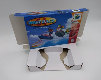 Wave Race - box with inner tray option - NTSC, PAL or Australian PAL - Nintendo 64 - thick cardboard. Top Quality !!