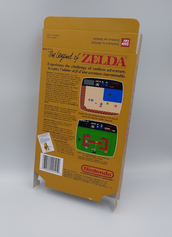 The Legend of Zelda Ocarina of Time Replacement Box, Manual, Inner Tray  NTSC, PAL or Australian PAL Nintendo 64 Thick Cardboard. 