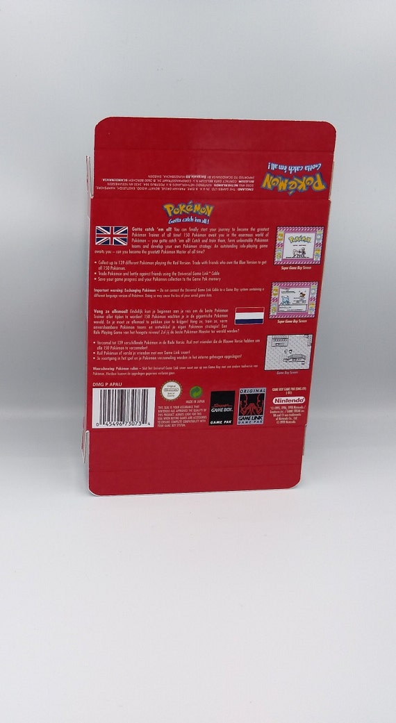 Buy Pokemon Red Replacement Box Manual Inner Tray NTSC PAL Online