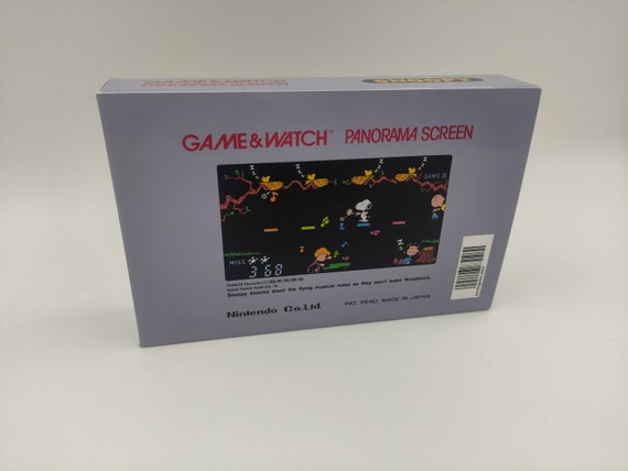 Game & Watch - Snoopy - Panorama Screen - Replacement Box