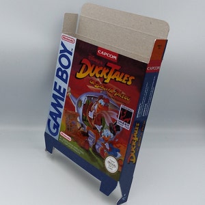 Duck Tales - Boite de remplacement avec option plateau intérieur - Game Boy/ GB - PAL ou NTSC - carton épais. Qualité supérieure !!