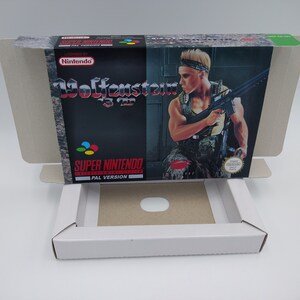 Wolfenstein 3D - PAL - Caja de repuesto con opción de bandeja interior - SNES - cartón grueso como en el original. ¡¡Máxima calidad!!