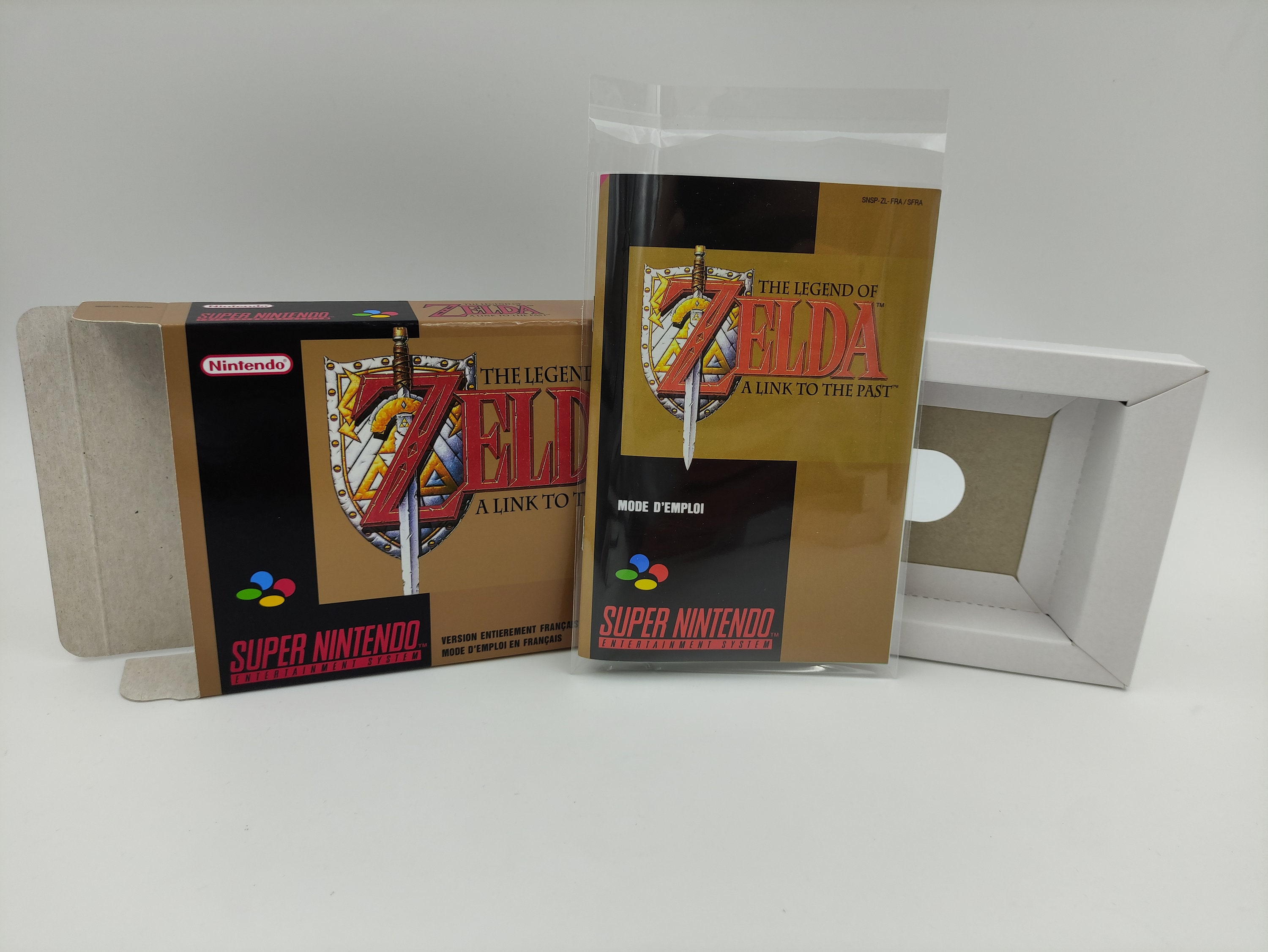 The Legend of Zelda a Link to the Past - Replacement Box, Manual