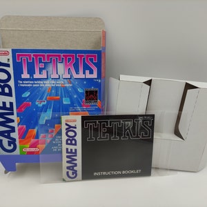 Tetris - Vervanging - Doos, Handleiding, Binnenbak - Game Boy/ GB - PAL of NTSC - dik karton - Topkwaliteit!