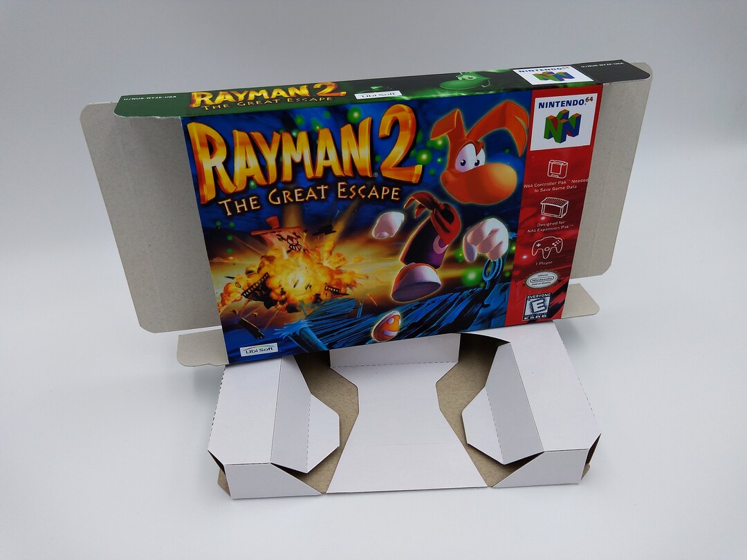 Rayman 2 the Great Escape - Box With Inner Tray Option - NTSC, PAL or ...