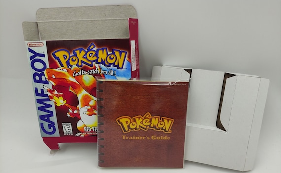 Buy Pokemon Red Replacement Box Manual Inner Tray NTSC PAL Online