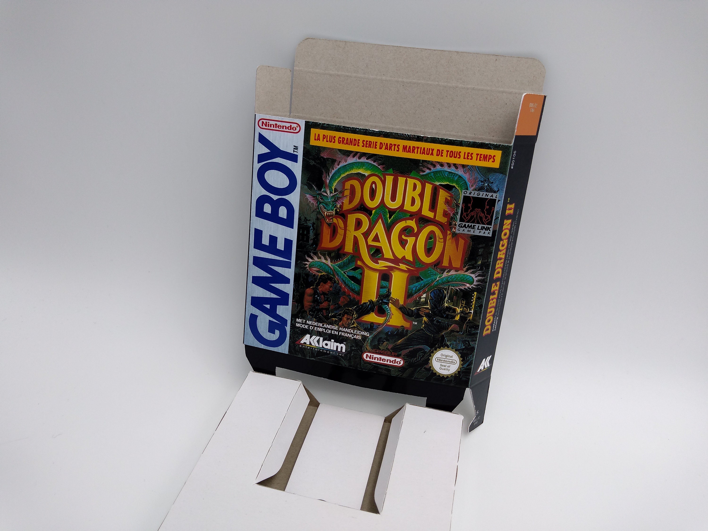 Double Dragon II The Revenge Nintendo NES Glossy Review Poster Unframed  G1489