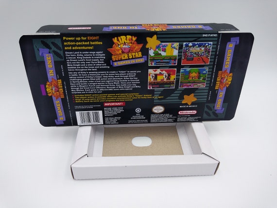 Kirby Super Star boxBox My Games! Reproduction game boxes