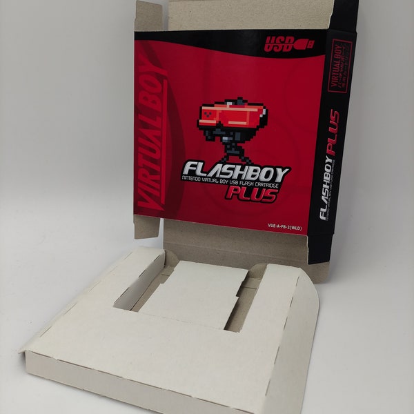 Flashboy - Virtual Boy - Box replacement - thick cardboard as in the original.
