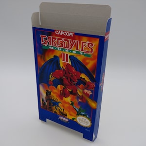 Gargoyle&#39;s Quest II - Caja de repuesto, cubierta antipolvo, bloque - PAL o Ntsc - NES - cartón grueso como en el original. ¡Calidad superior!