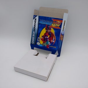 Mega Man Zero - Vervangende doos met optie binnenbak - Gameboy Advance/ GBA - dik karton. Top kwaliteit !