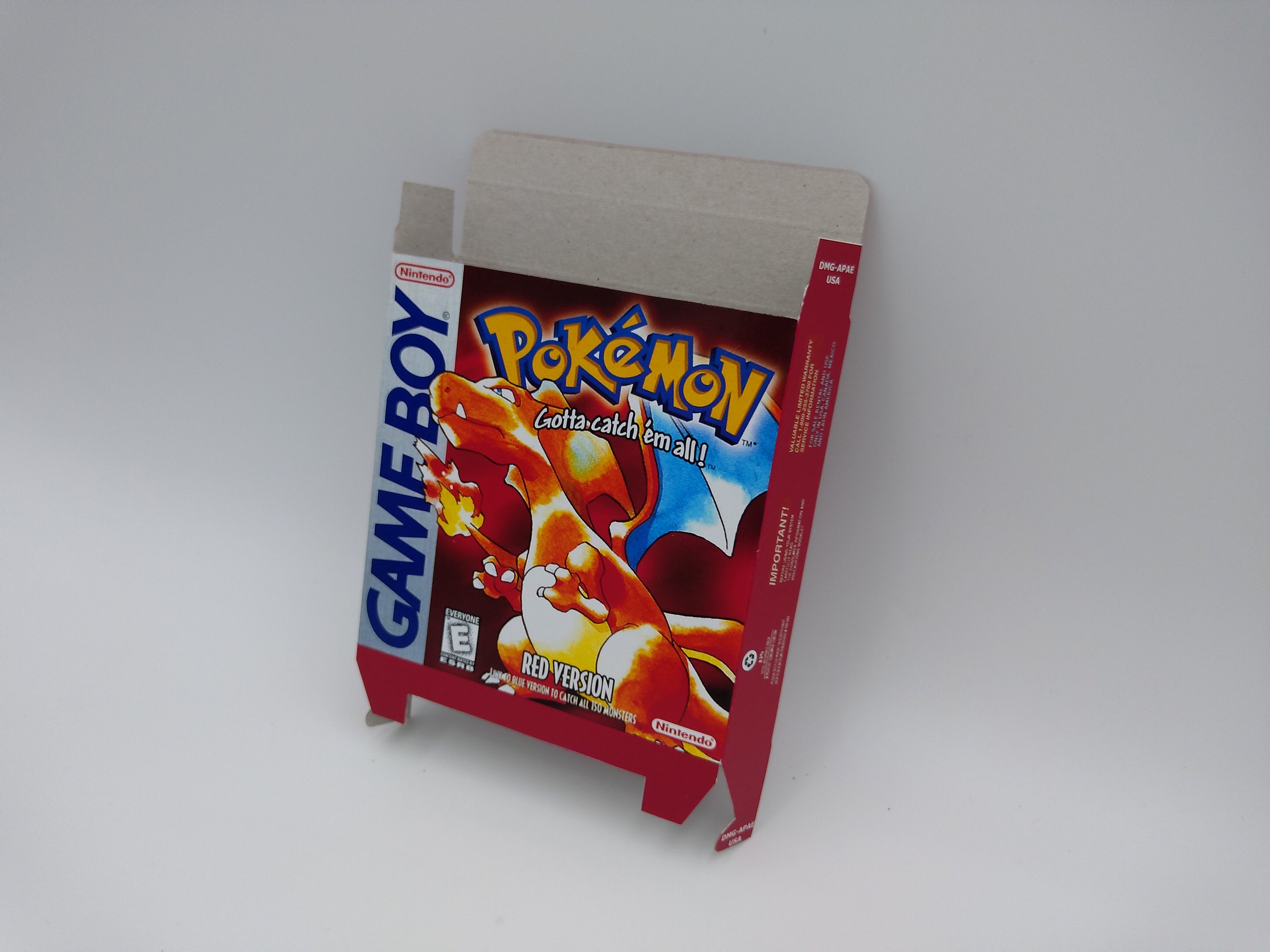 Buy Pokemon Red Replacement Box Manual Inner Tray NTSC PAL Online