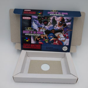 Fire Emblem Mystery of the Emblem - Replacement box with inner tray option - SNES - thick cardboard as in the original. Top Quality !