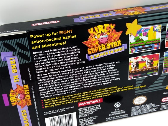 Play SNES Kirby Super Star (USA) Online in your browser