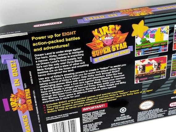 Play SNES Kirby Super Star (USA) Online in your browser