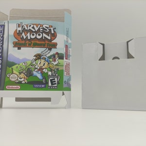 Harvest Moon: Friends of Mineral Town - Replacement Box with inner tray option - Game Boy Advance/ GBA - thick cardboard. Top Quality !