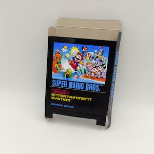 Super Mario Bros - vervangende kleine doos, stofkap, blok - NES - dik karton zoals in het origineel. Top kwaliteit !