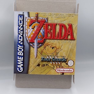 The Legend Of Zelda A Link To The Past Four Swords - PAL - Game Boy Advance/ GBA - Vervangende doos met binnenbak - dik karton. Hoofdkwartier!