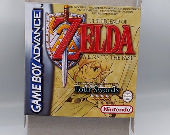 The Legend Of Zelda A Link To The Past Four Swords - PAL - Game Boy Advance/ GBA - Replacement box with inner tray - thick cardboard. HQ!