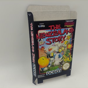 The Newzealand Story - Replacement Box, Dust Cover, Block - NES - thick cardboard as in the original. Top Quality !