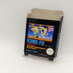 Kung Fu - Replacement Box, Dust Cover, Block - NES - thick cardboard as in the original. Top Quality !