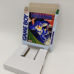 Megaman: Dr. Wily's Revenge - Game Boy/ GB - Vervangende doos met optie voor binnenbak - dik karton. Top kwaliteit !!
