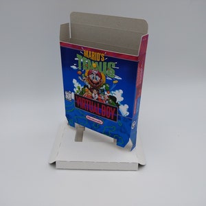 Mario Tennis - Virtual Boy - alleen vervanging van de doos - NTSC-regio - dik karton zoals in het origineel.
