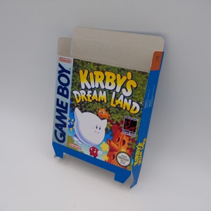 Kirby's Dream Land - Game Boy - Vervangende doos met optie binnenbak - PAL of NTSC - dik karton. Top kwaliteit !!