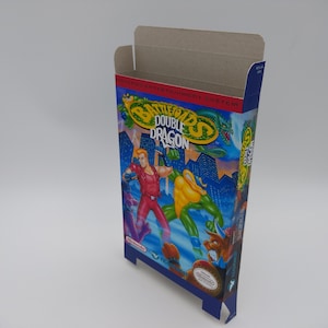Battletoads Double Dragon The Ultimate Team - Replacement Box, Dust Cover, Block - NES - thick cardboard as in the original. Top Quality !