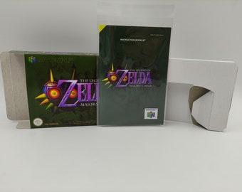 The Legend of Zelda Majora's Mask - Replacement Box, Manual, Inner